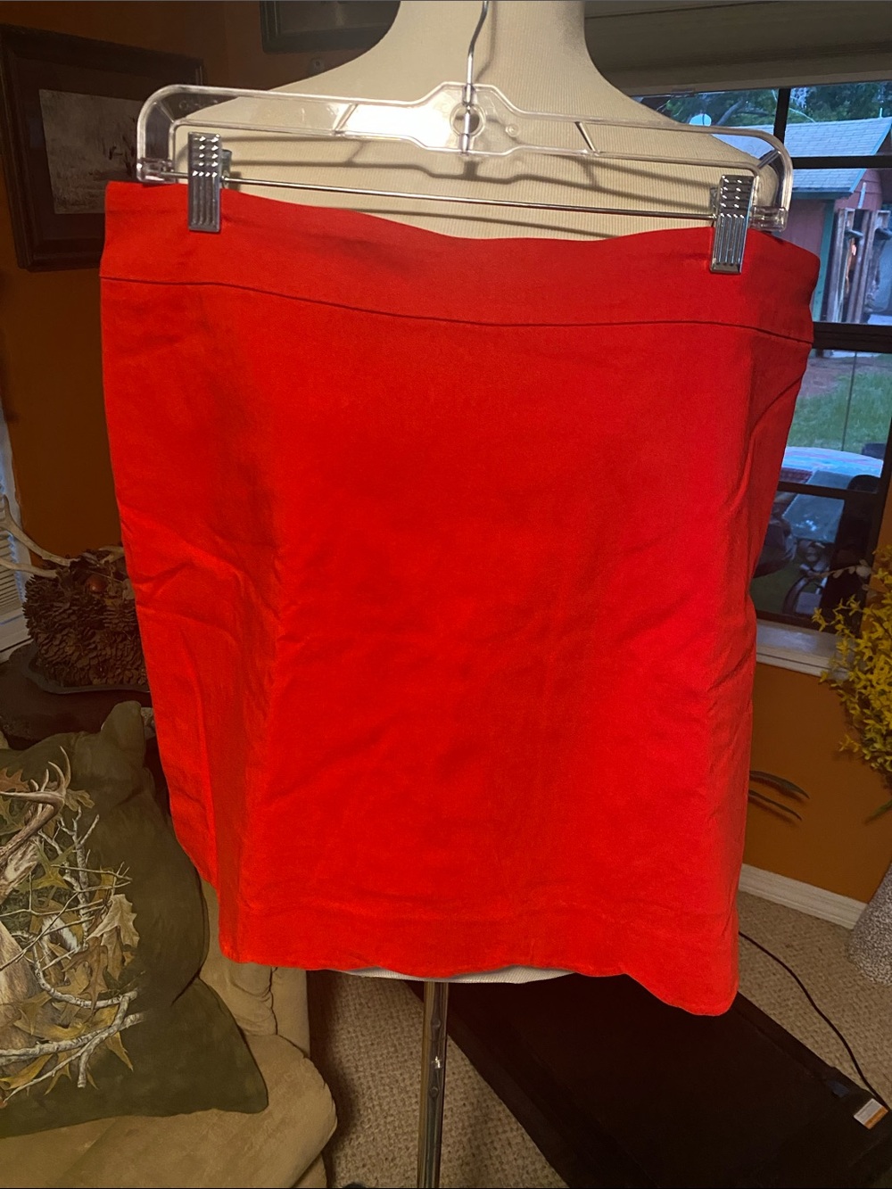 CLASSIC Stretchy Red Women's Skirt